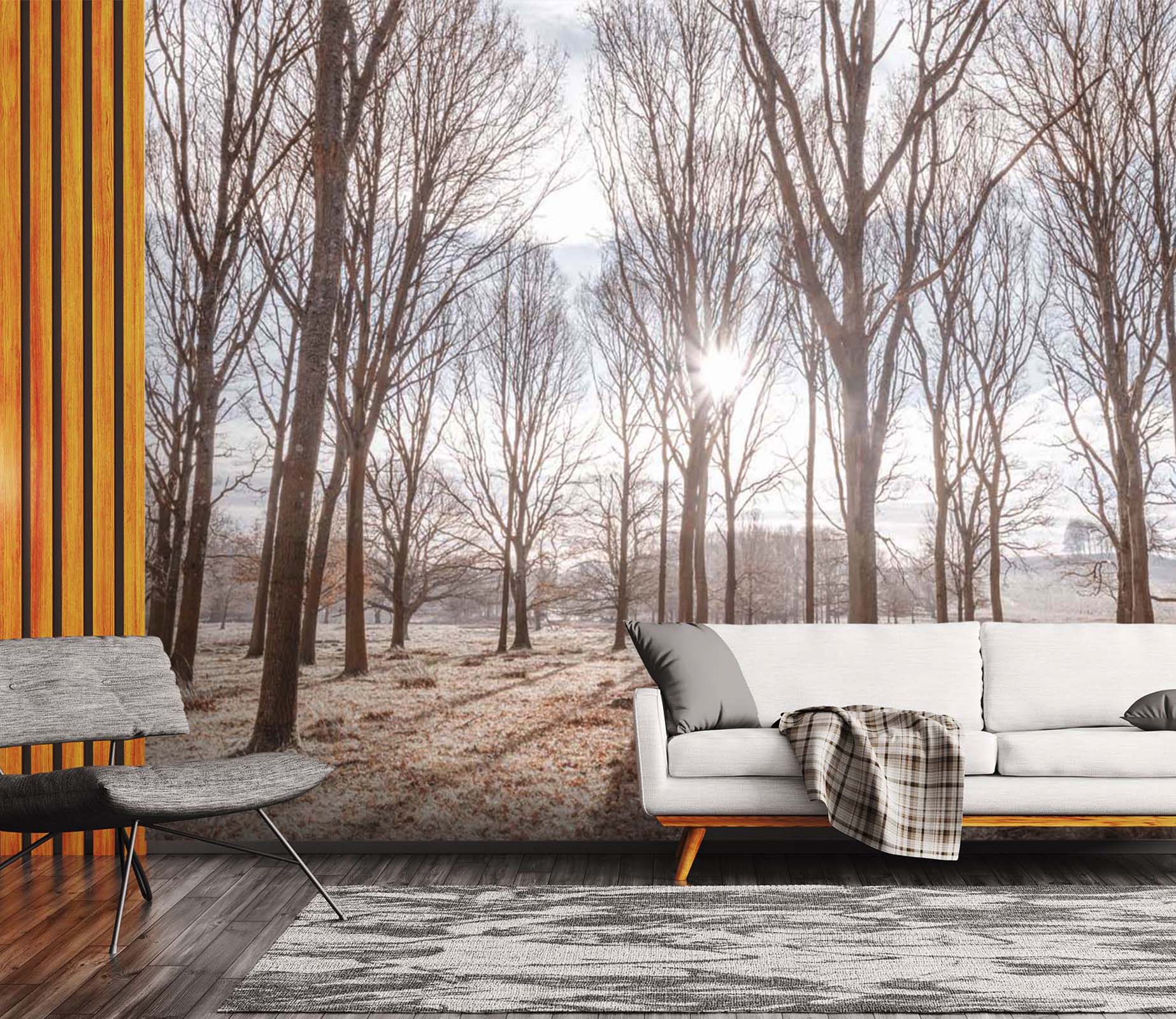 3D Dry Forest 075 Assaf Frank Wall Mural Wall Murals