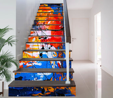3D Artistic Oil Painting 555 Stair Risers