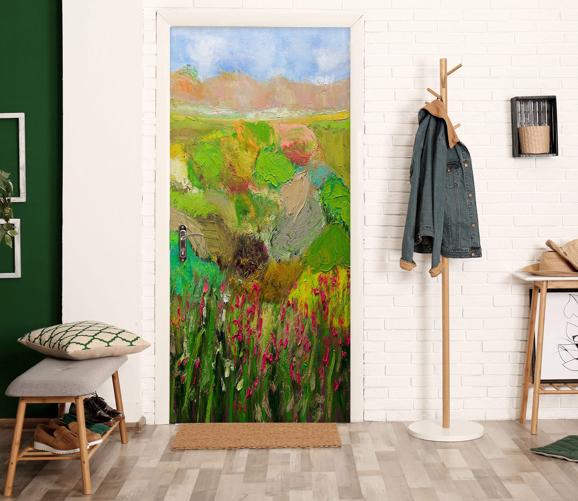 3D Field Flowers 93173 Allan P. Friedlander Door Mural