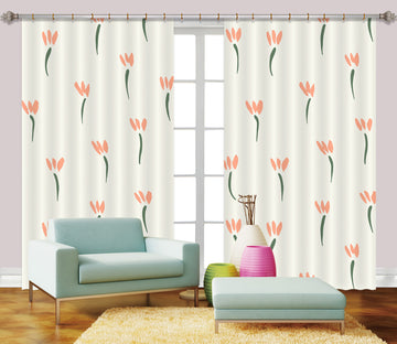 3D Petal Flower Pattern 111123 Kashmira Jayaprakash Curtain Curtains Drapes