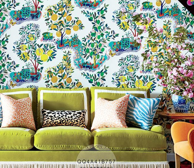 3D Orange Tree 573 Wall Murals Wallpaper AJ Wallpaper 2 