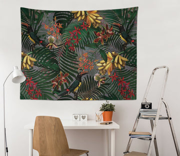 3D Flower Banana 5340 Uta Naumann Tapestry Hanging Cloth Hang