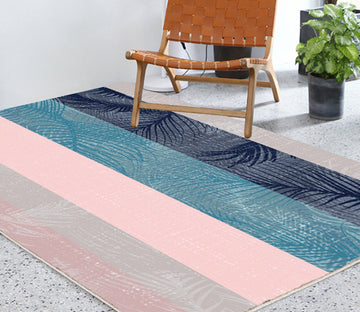 3D Color Stripe WG283 Non Slip Rug Mat Mat AJ Creativity Home 