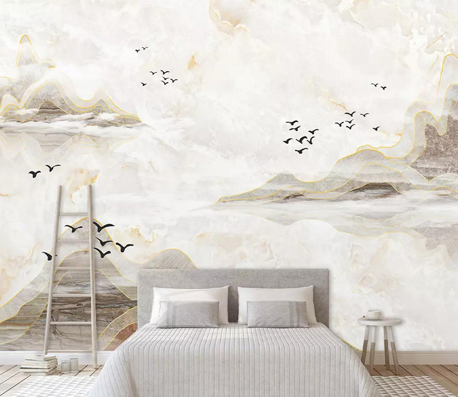 3D Wild Goose WC802 Wall Murals
