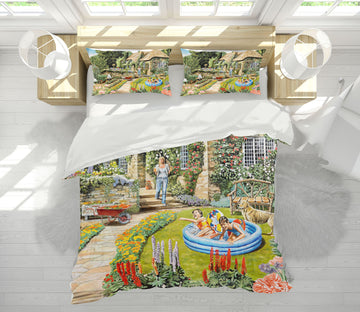 3D Summer Garden 2054 Trevor Mitchell bedding Bed Pillowcases Quilt
