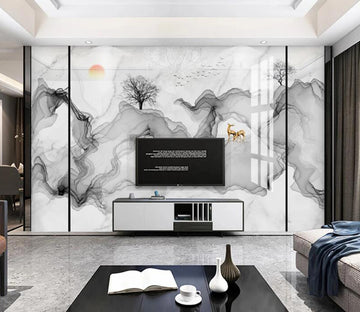 3D Withered Tree 748 Wall Murals