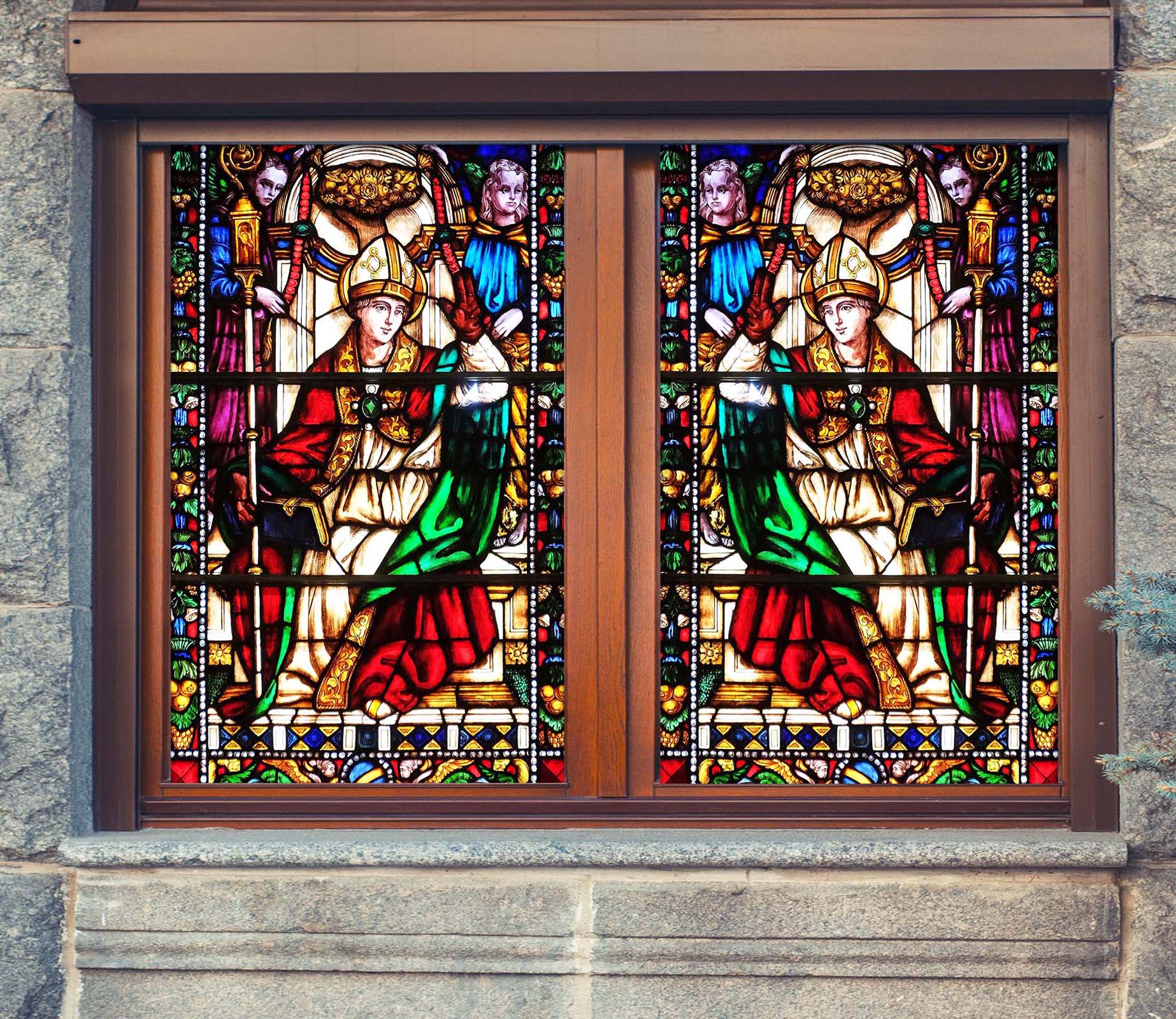 3D Young Prince 188 Window Film Print Sticker Cling Stained Glass UV Block