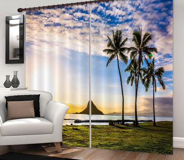 3D Beach Sun 817 Curtains Drapes Wallpaper AJ Wallpaper 