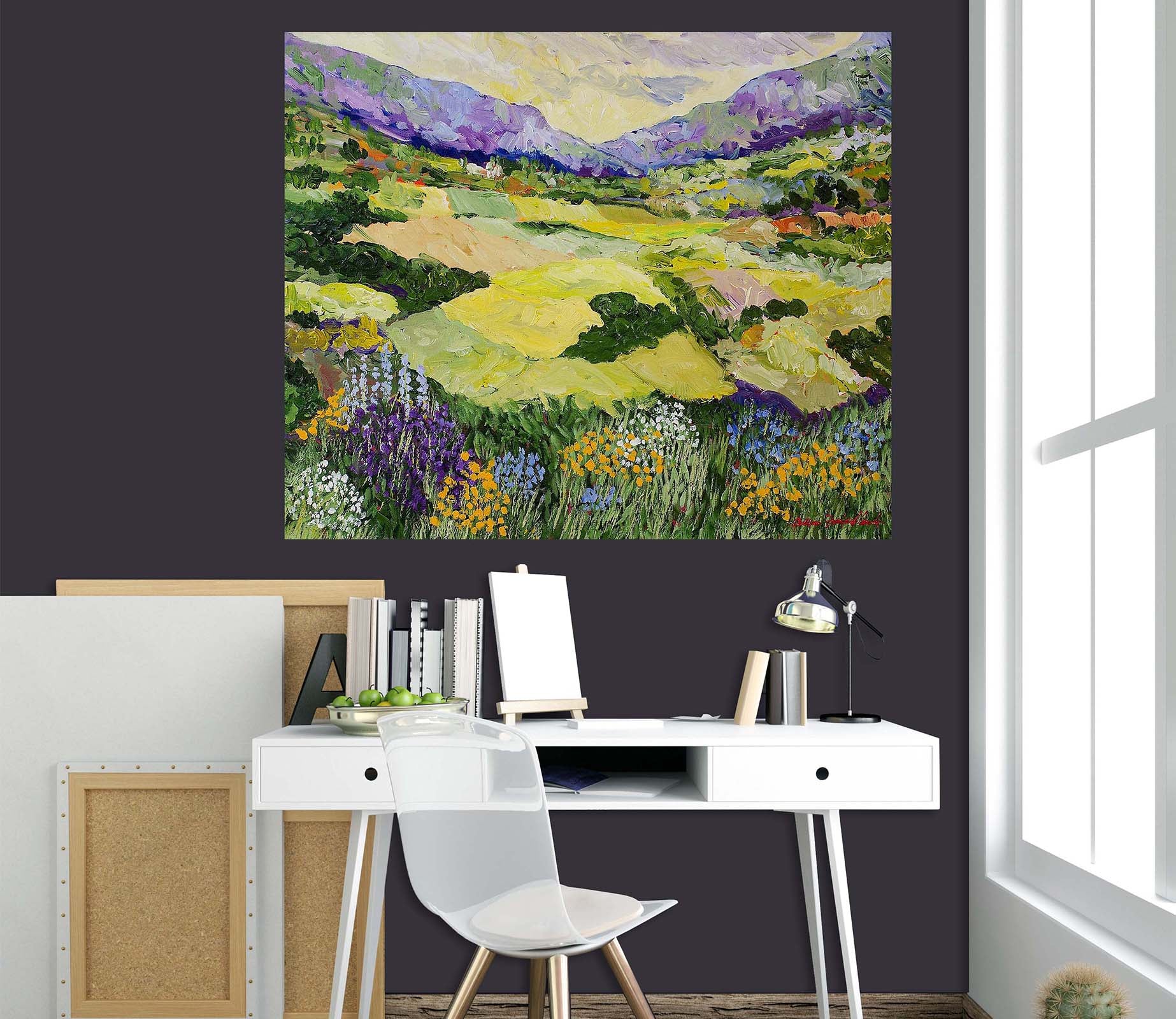 3D Cool Grass  171 Allan P. Friedlander Wall Sticker