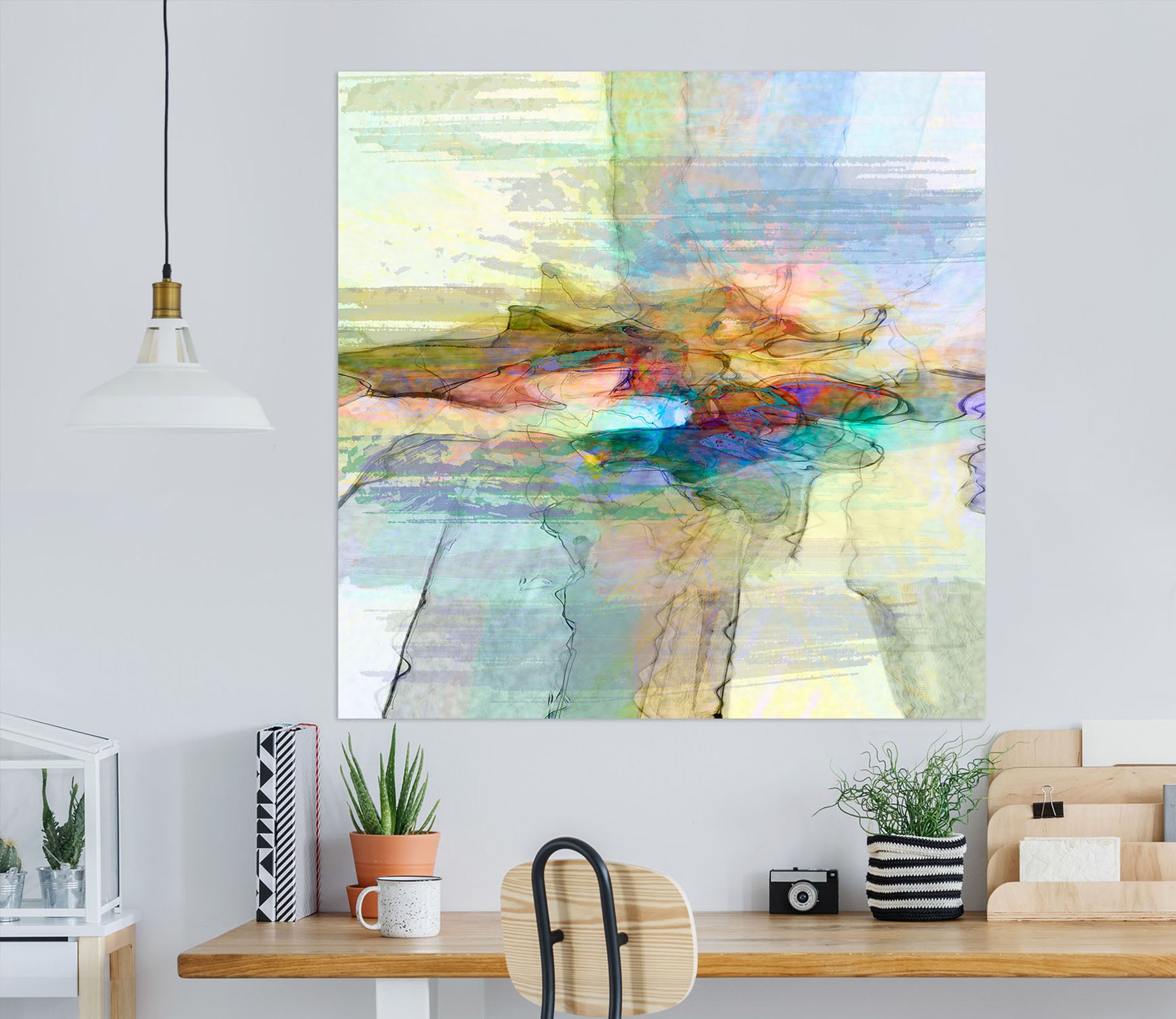 3D Painted Pattern 034 Michael Tienhaara Wall Sticker