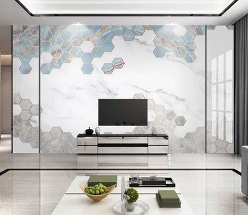 3D Polygon Arrangement 086 Wall Murals