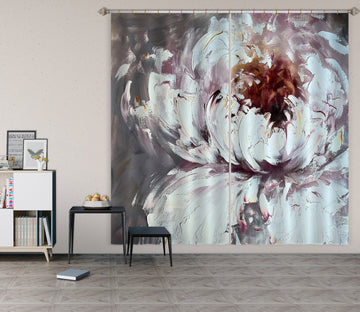 3D Watercolor Flowers 3024 Skromova Marina Curtain Curtains Drapes