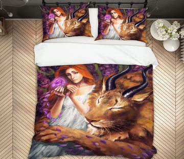 3D Tiger Woman 8305 Ruth Thompson Bedding Bed Pillowcases Quilt Cover Duvet Cover