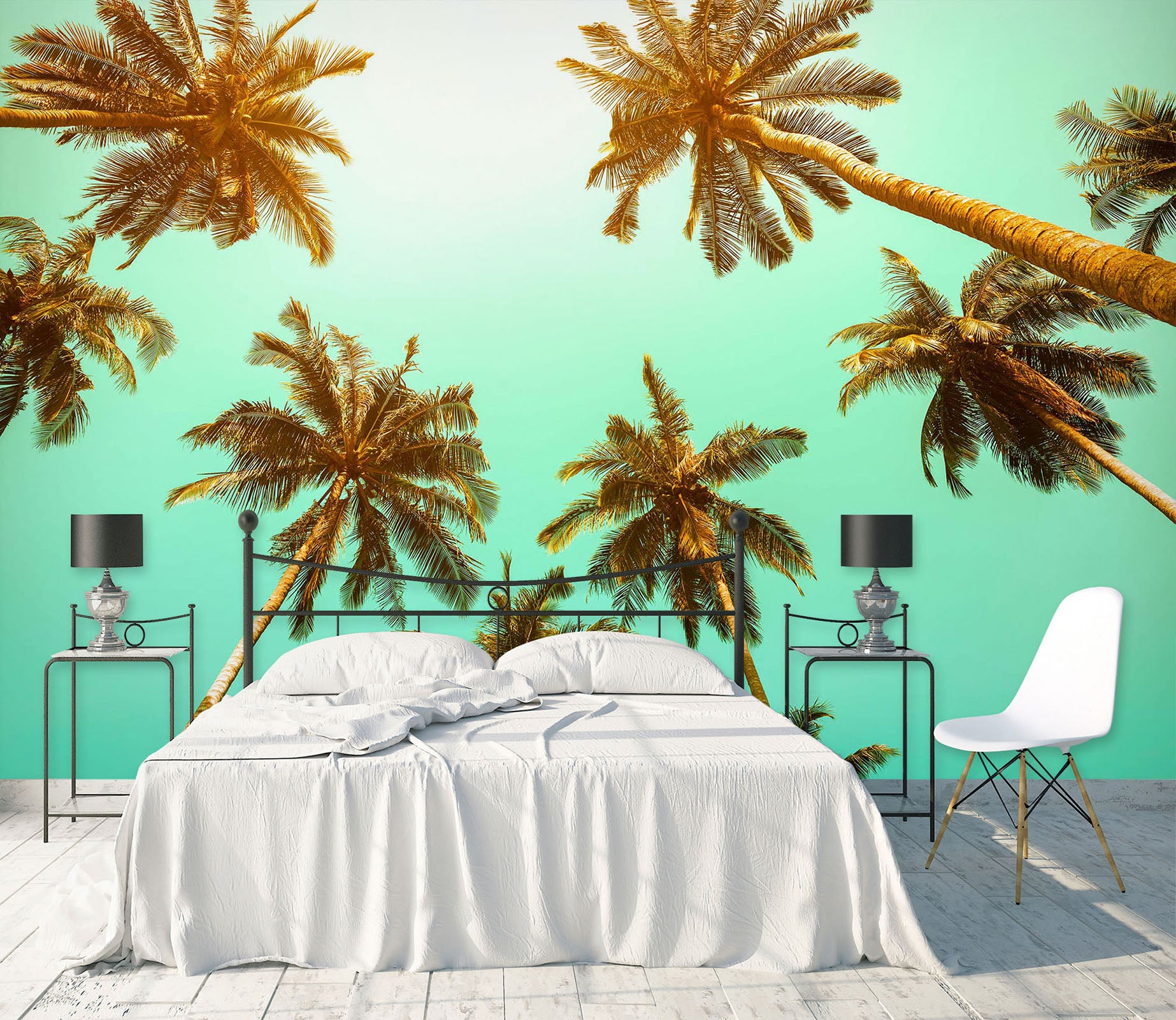 3D Coconut Tree 1677 Wall Murals