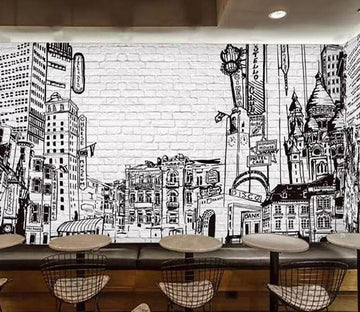 3D Grey Castle 903 Wall Murals Wallpaper AJ Wallpaper 2 