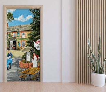 3D Building Tables Chairs 103196 Trevor Mitchell Door Mural