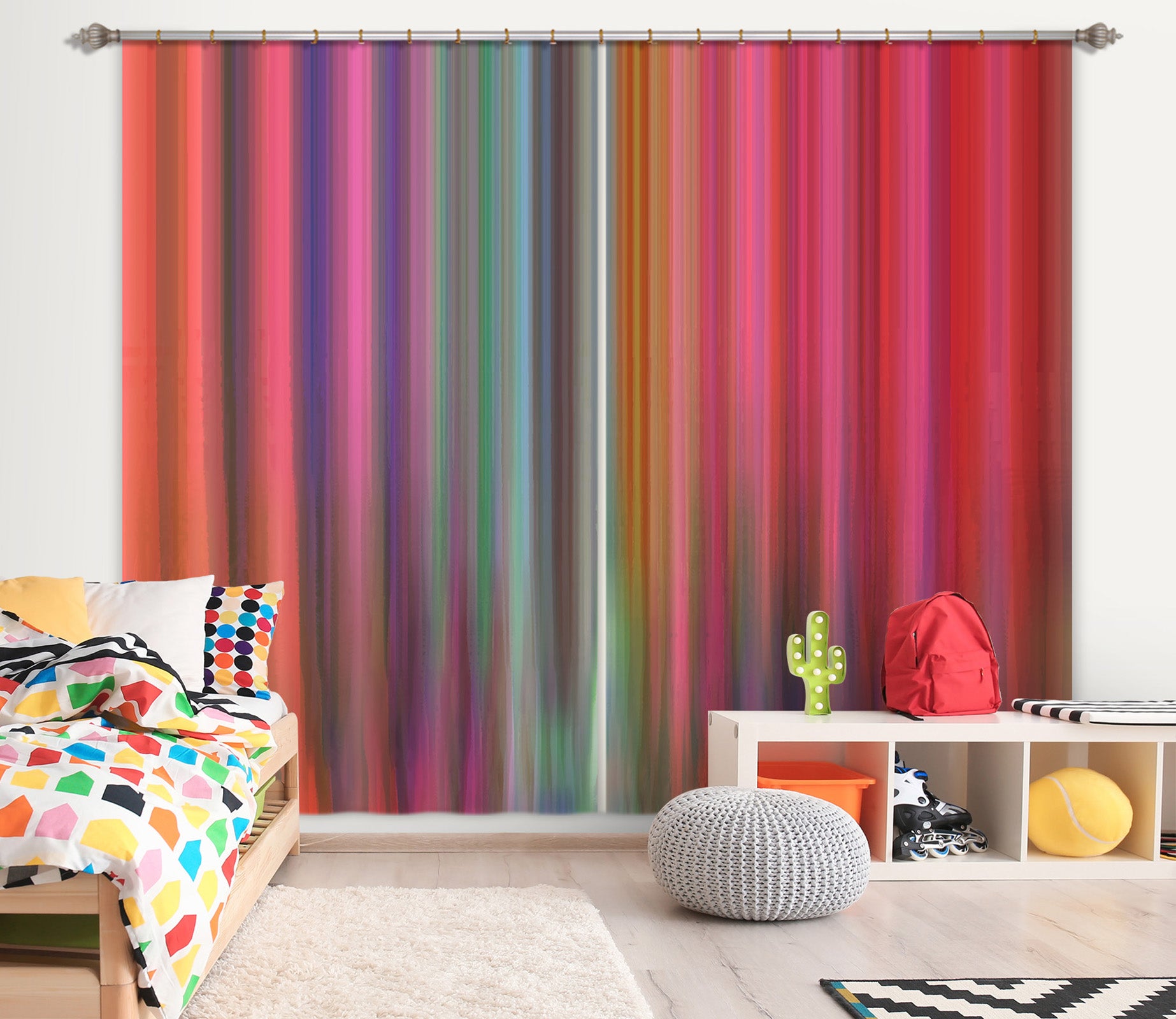 3D Abstract Color 71033 Shandra Smith Curtain Curtains Drapes