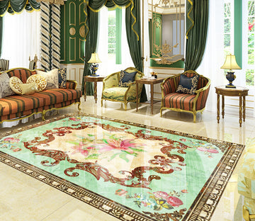 3D Beautiful Flowers WG676 Floor Mural Wallpaper AJ Wallpaper 2 