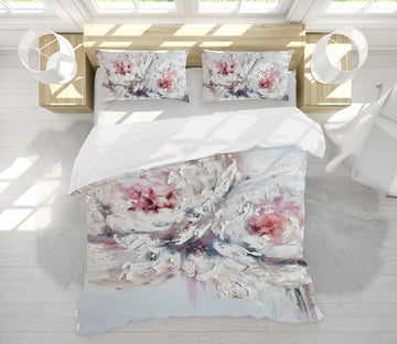 3D White Art Flower 548 Skromova Marina Bedding Bed Pillowcases Quilt