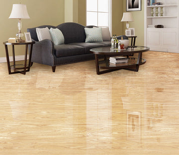 3D Yellow Stripe WG674 Floor Mural Wallpaper AJ Wallpaper 2 