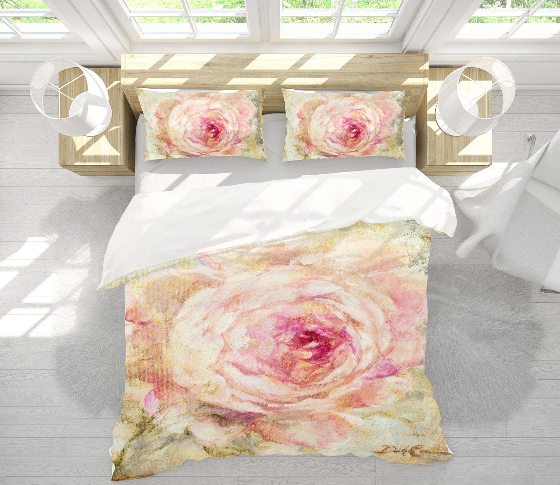 3D Flower 2134 Debi Coules Bedding Bed Pillowcases Quilt