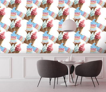 3D Blue Ice Cream 254 Wallpaper AJ Wallpaper 2 