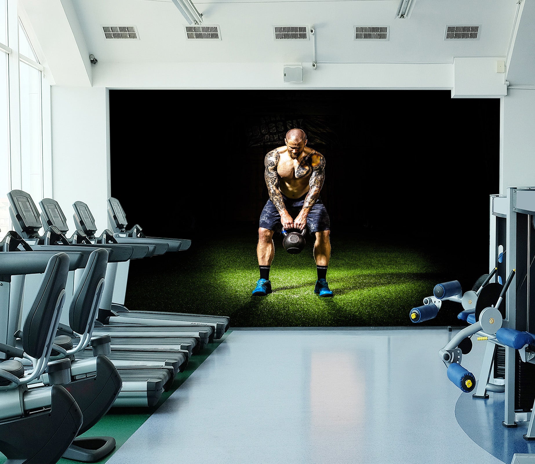 3D Fitness Men 204 Wall Murals