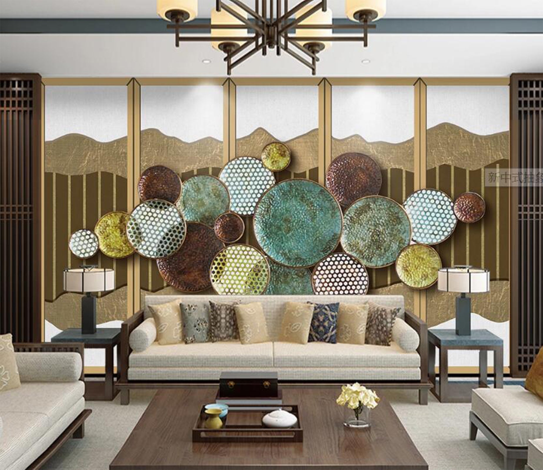 3D Color Art Plates 2148 Wall Murals