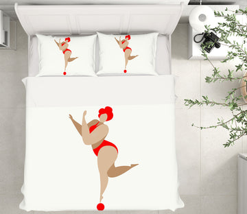3D Gymnastics Athlete 133 Boris Draschoff Bedding Bed Pillowcases Quilt