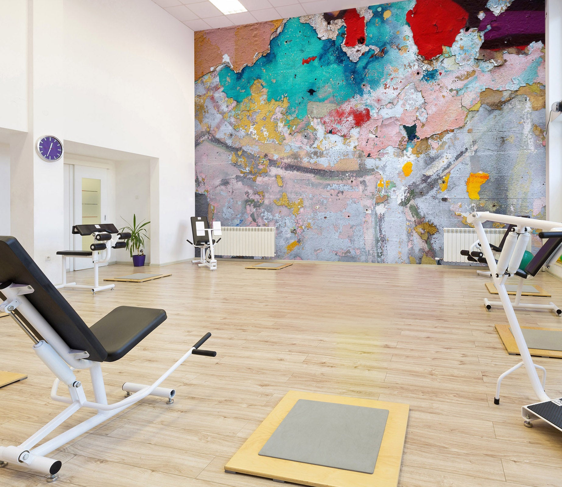 3D Color Graffiti 318 Wall Murals