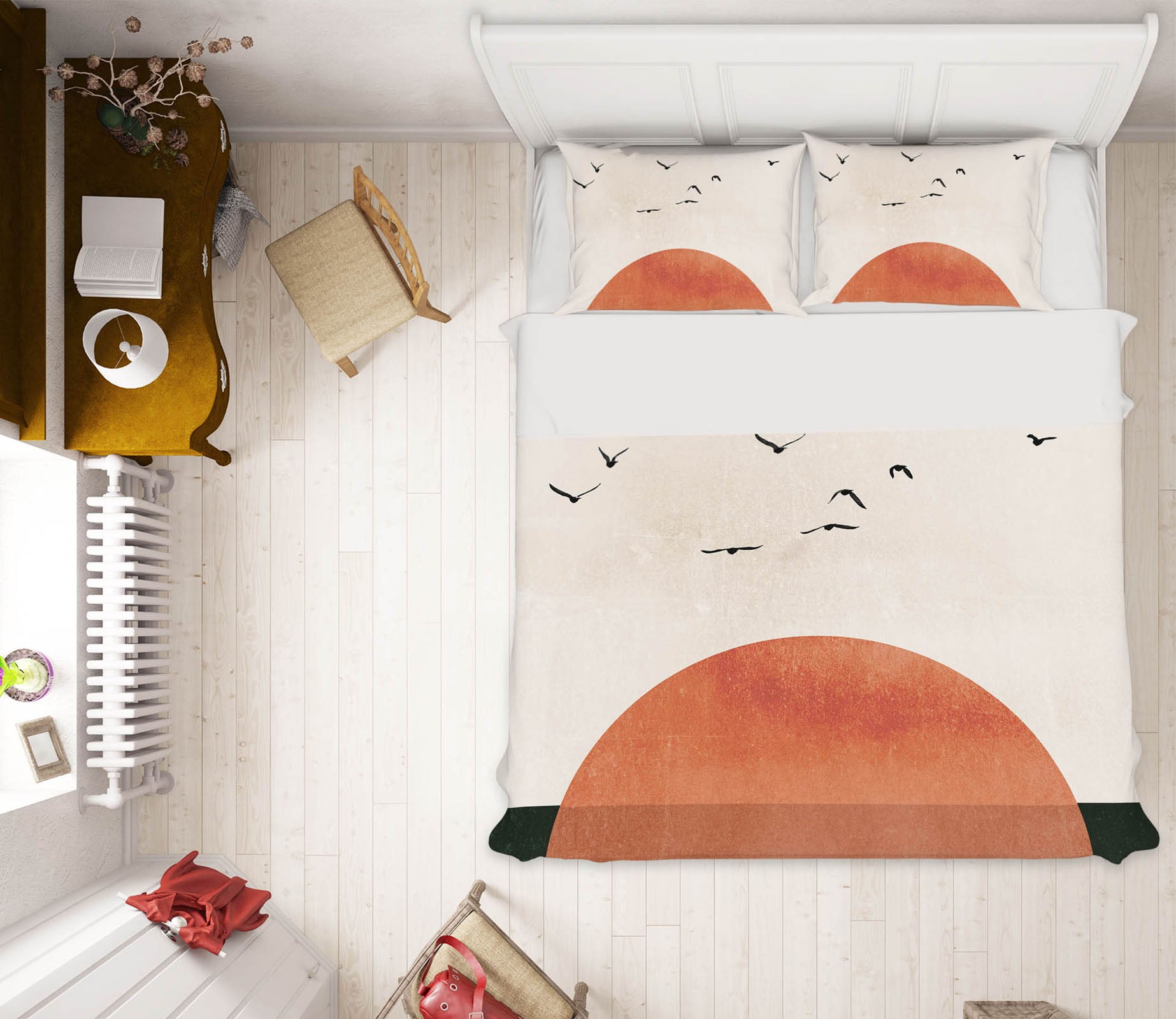 3D Sunset Sea 204 Boris Draschoff Bedding Bed Pillowcases Quilt