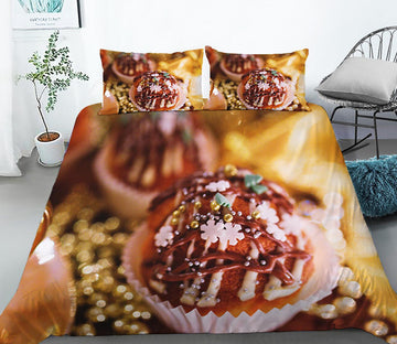 3D Cake 32118 Christmas Quilt Duvet Cover Xmas Bed Pillowcases