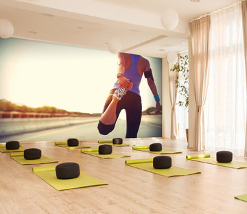 3D Stretching Exercise 255 Wall Murals