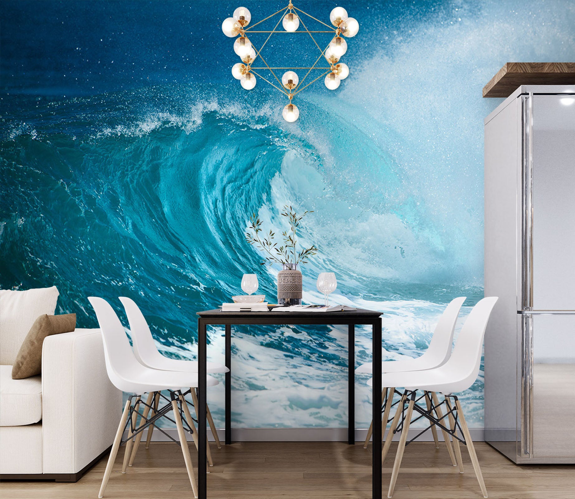 3D Waves 57177 Wall Murals
