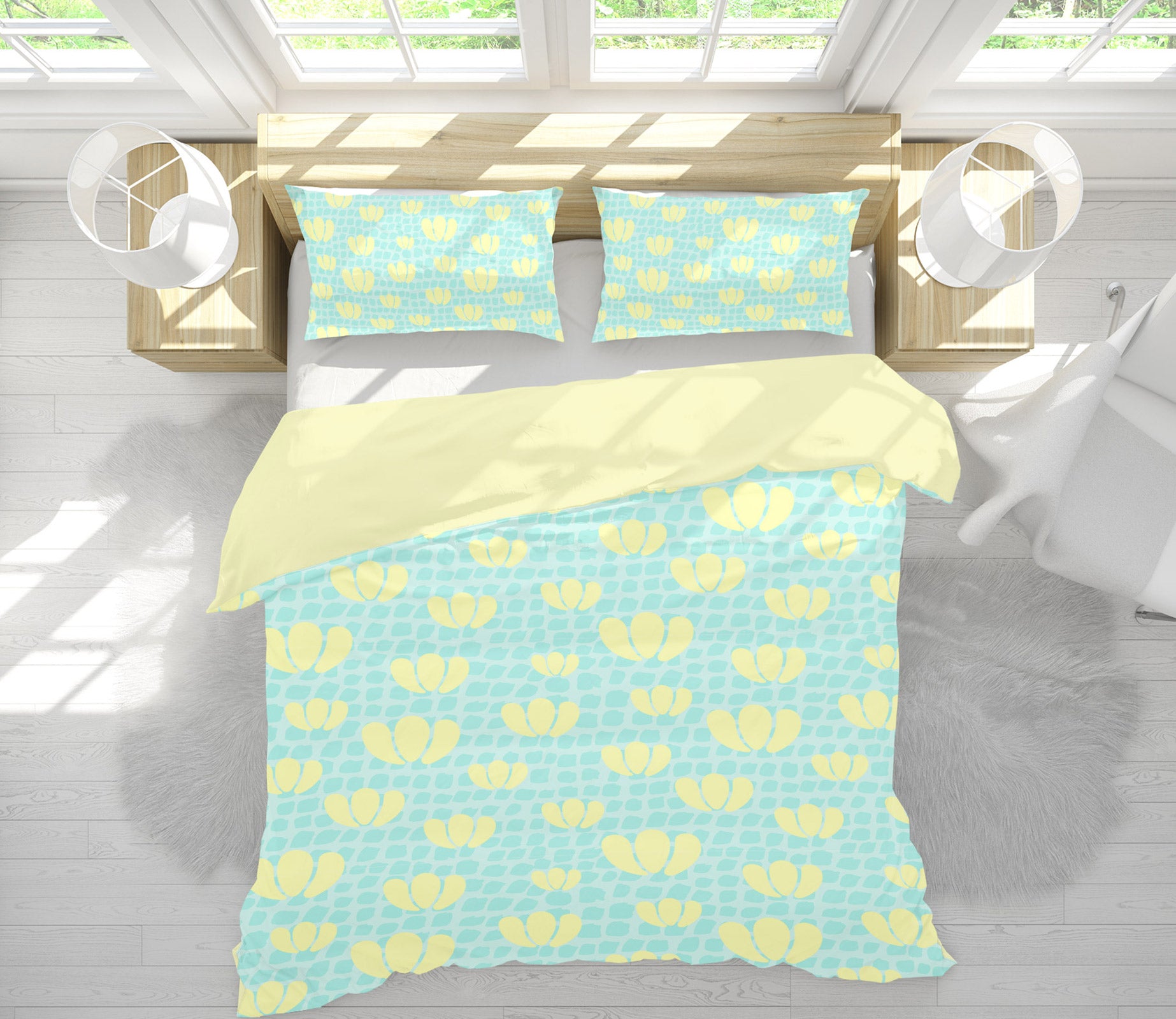 3D Yellow Petals Flower 109132 Kashmira Jayaprakash Bedding Bed Pillowcases Quilt