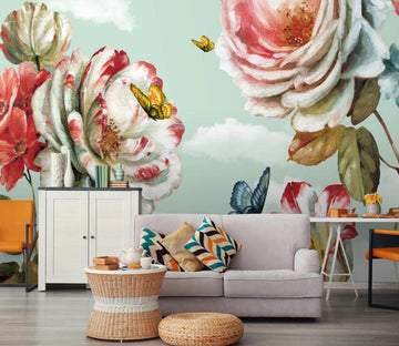 3D Beautiful Flowers 531 Wall Murals