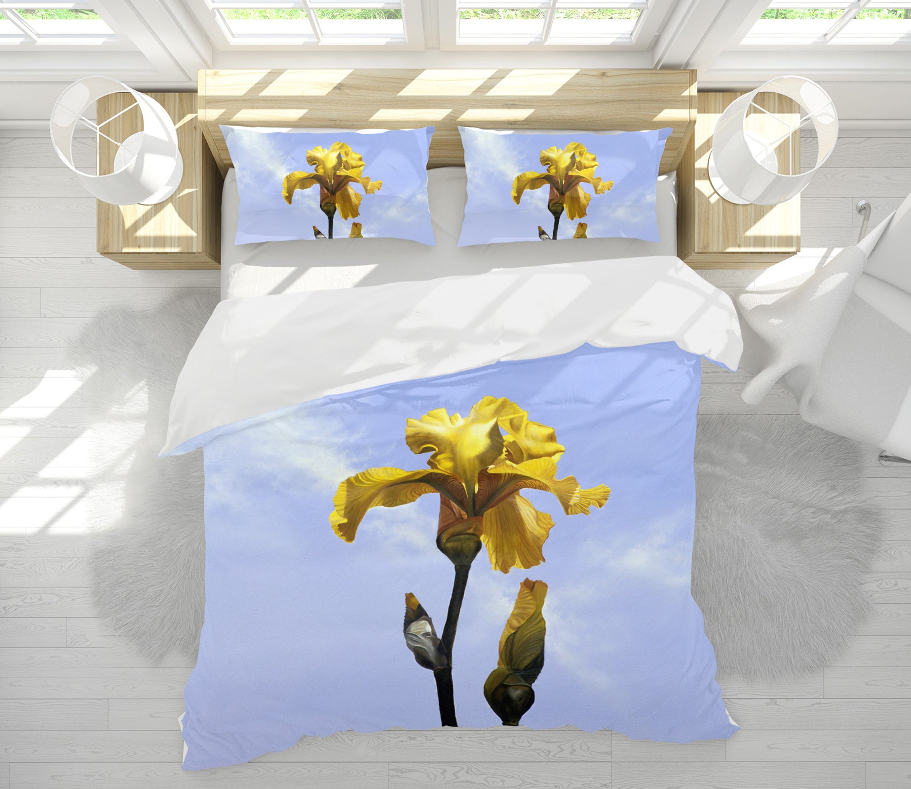 3D Flower 11070 Matthew Holden Bates Bedding Bed Pillowcases Quilt