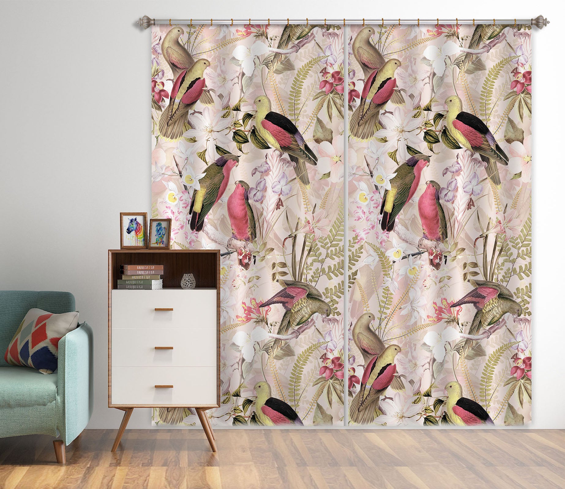 3D Color Graffiti 101 Uta Naumann Curtain Curtains Drapes