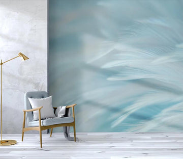 3D Tranquil Light Blue Bloom 2243 Wall Murals