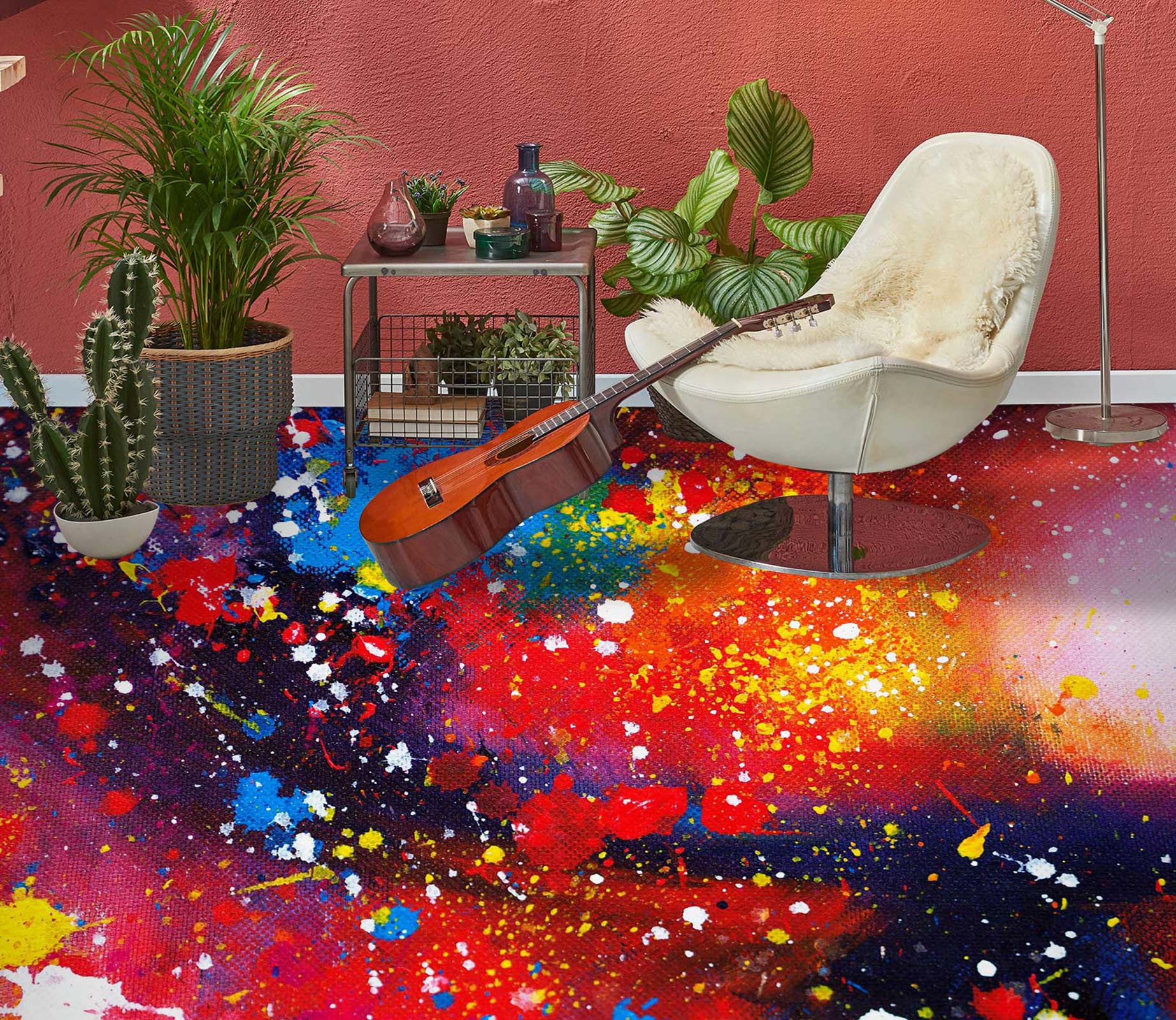 3D Rich Artistic Oil Painting 1129 Floor Mural  Wallpaper Murals Self-Adhesive Removable Print Epoxy