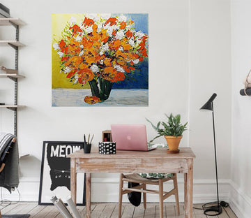 3D Vase Bouquet 122 Allan P. Friedlander Wall Sticker