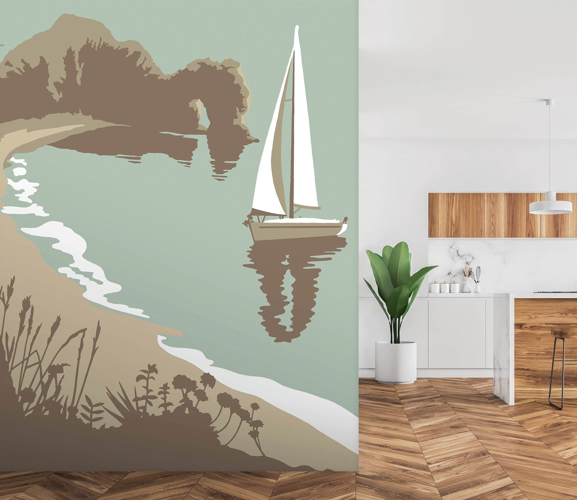 3D Durdle Door 1016 Steve Read Wall Mural Wall Murals