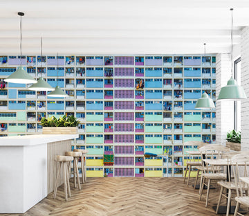 3D Multicolored Glass 1402 Marco Carmassi Wall Mural Wall Murals