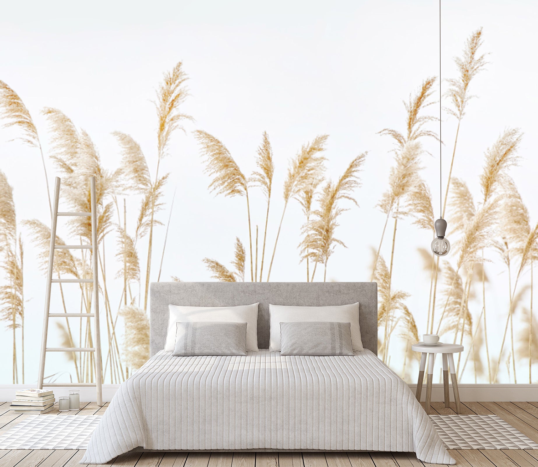 3D Golden Reed 1607 Wall Murals