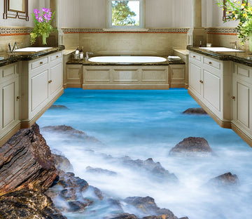3D Mountain Fog WG430 Floor Mural Wallpaper AJ Wallpaper 2 