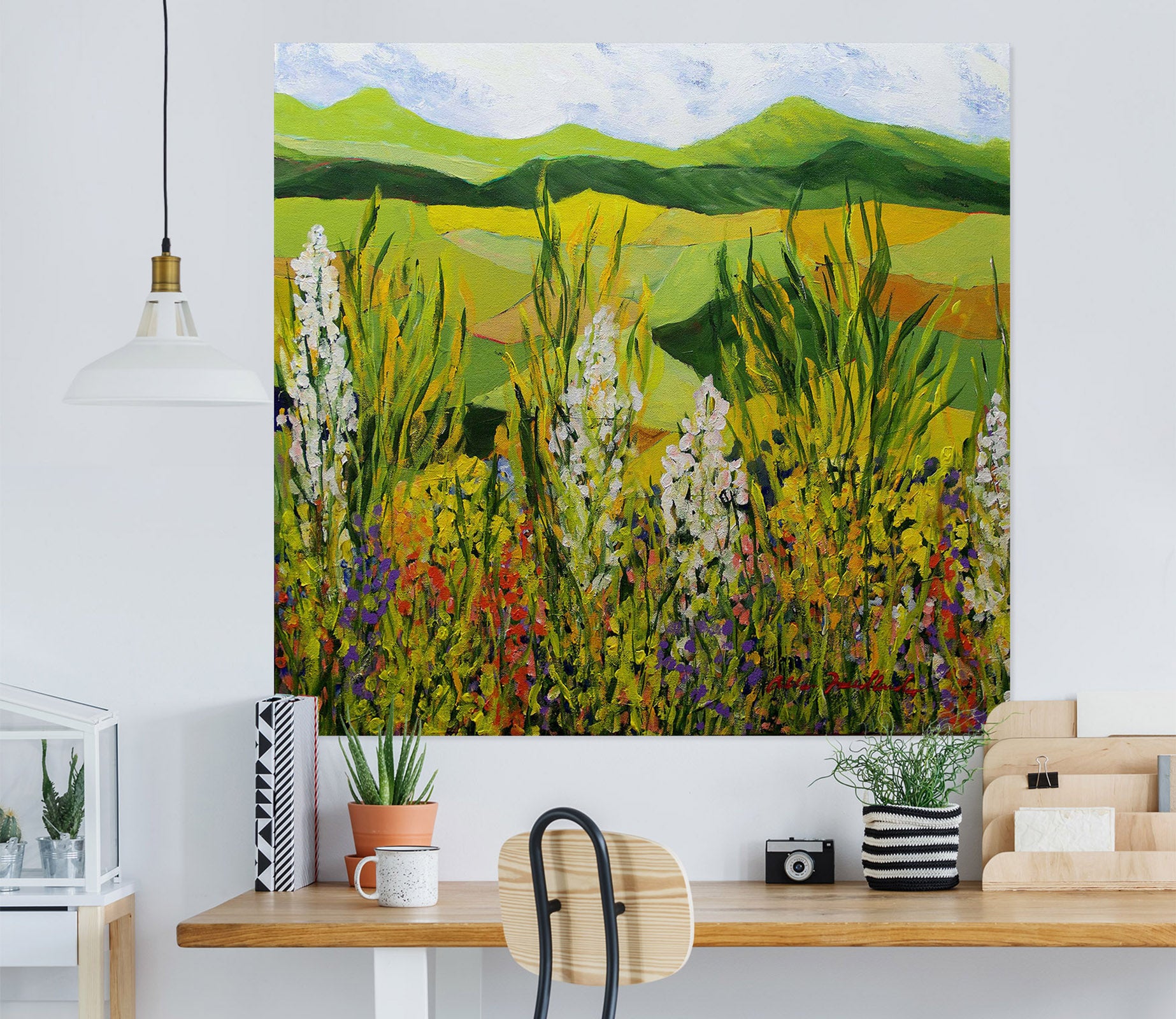 3D Prairie Flowers 239 Allan P. Friedlander Wall Sticker