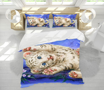3D Cute Lion Moon 5808 Kayomi Harai Bedding Bed Pillowcases Quilt Cover Duvet Cover