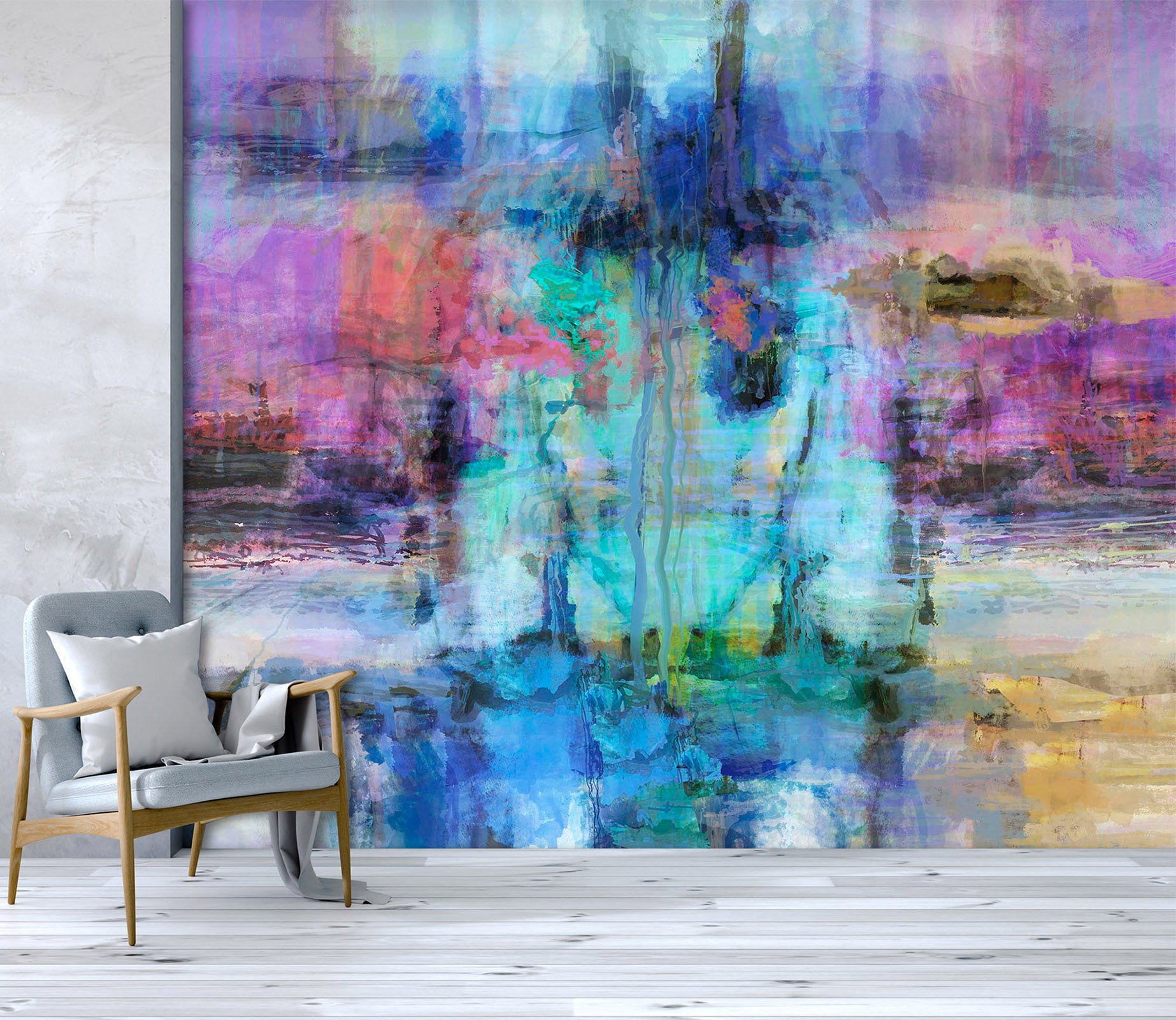 3D Painted Pattern 1520 Michael Tienhaara Wall Mural Wall Murals