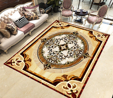 3D Marble Round Pattern WG427 Floor Mural Wallpaper AJ Wallpaper 2 