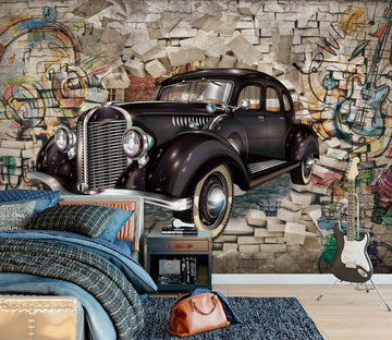 3D Black Truck 1638 Wall Murals Wallpaper AJ Wallpaper 2 
